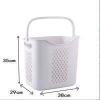 ราคา Ecoo MALL ตะกร้าใส่ผ้า ตะกร้าผ้า มีล้อ ตะกร้าอเนกประสงค์ ตะกร้ามีล้อ จัดเก็บเสื้อผ้า ตะกร้าพับได้ ตะกร้าผ้าใส่ผ้าเตรียมซัก (21962982203)