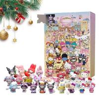 ราคา Sanrio Kuromi Advent Calendar อนิเมะรูปมายตาบอดกล่องเซอร์ไพรส์ของขวัญสำหรับเด็กผู้หญิง (24652198527)