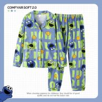 ราคา ชุดนอนเด็กชาย 100 145 ซม ผ้านิ่มเด้ง ชุดนอนลายการ์ตูน (23318619144)