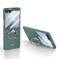 ราคา เคส Z Flip 7 บางเฉียบพร้อมพวงกุญแจรูปวงรี ฝาหลังกระจกนิรภัยป้องกันหน้าจอ Samsung Galaxy Z Flip7 เคสโลหะด้าน ทนทาน ป้องกันรอยขีดข่วน เคสโทรศัพท์พีซีแข็งพร้อมขาตั้ง (24772678921)