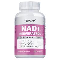 ราคา ซ่อมแซมเซลล์และการทำงานของสมองอย่างมีประสิทธิภาพสูง NAD พร้อมเรสเวอราทรอล 120 แคปซูล (24819477706)