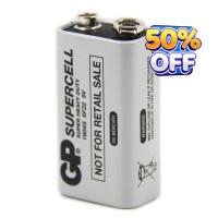 ราคา ถ่านGP SUPERCELL Super Heavy Duty 1604S 6F22 9Vอุตสาหกรรม 1 ก้อน ถ่านชาร์จ aa ถ่านชาร์จ 18650 ถ่านชาร์จ usb ถ่านชาร์จ 3 7v ถ่านชาร์จ (22362605261)