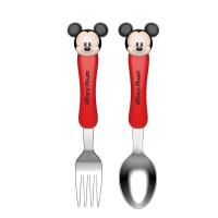 ราคา พร้อมส่งในไทย ช้อนส้อมเด็ก ช้อนส้อมพร้อมกล่อง ลายการ์ตูน Disney Mickey Minnie Mouse Frozen Cars ช้อน ส้อม (24269103701)