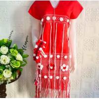 ราคา เดรสกะเหรี่ยง ชุดกะเหรี่ยงทอมือ ผ้าหนานุ่ม ใส่สบาย อกถึง44 (24614002435)