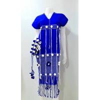 ราคา ชุดกะเหรี่ยง เดรสกะเหรี่ยง ทอมือลายดอกไม้ ผ้าอย่างดี มี10สี (24613869949)