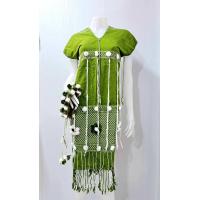 ราคา ชุดกะเหรี่ยง เดรสกะเหรี่ยง ทอมือลายดอกไม้ ผ้าอย่างดี มี10สี (24613869953)