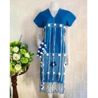 ราคา เดรสกะเหรี่ยง ชุดกะเหรี่ยงทอมือ ผ้าหนานุ่ม ใส่สบาย อกถึง44 (24614002430)