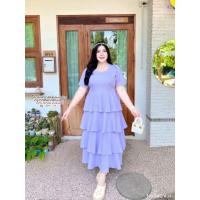 ราคา เดรสออกงานสาวอวบ เดรสสาวอวบ ชุดวันแม่ เดรสขนมชั้นอลัง อก 38 48 นิ้ว เอว 32 44 นิ้ว ก่อนยืด 38 นิ้ว ยืดสุด 45 นิ้ว สพ 40 54 นิ้ว (22967187749)