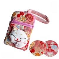 ราคา กระเป๋าผ้าลายแมวเงินสไตล์ญี่ปุ่น กระเป๋าใส่เหรียญ โทรศัพท์มือถือ กระเป๋าใส่เครื่องสำอาง กระเป๋าใส่บัตรขนส่ง ผ้าไนลอน ซิปปิด (16054438904)