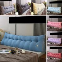 ราคา Blue Lamps Simple headboard cushion in bedroom bed pillow triangle sofa large back bedroom bed waist pillow tatami waist support pillow (24410323173)