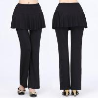 ราคา เสื้อผ้าเต้นรําทรงเหลี่ยมสไตล์ใหม่ กระโปรง กางเกง นม ผ้าไหม กางเกง ยาวบาน กางเกงขายาว สําหรับคุณแม่ ฤดูร้อน เต้นรํา กางเกง ผู้ใหญ่สูง เอว ยาว กางเกงขายาว (22343543520)