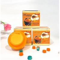 ราคา 3 ตลับ ครีมแฮปปี้ครีมขมิ้นผสมน้ำผึ้ง Happy ครีมแก้สิว ครีมหน้าใส เนื้อขมิ้นแท้ สีส้ม (12576363378)