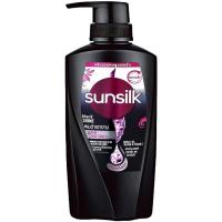 ราคา LeeMart ครีมนวดผม ซันซิล SunSilk 450ML นวด ซันซิน สูตร ผมดำเงางาม สีดำ ขนาด 450 มล (23619509272)