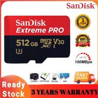 ราคา SANDISK Micro SDcard Extreme Pro การ์ดหน่วยความจำ 128GB 256GB 512GB 170MB UHS I V30 U3 เมม Memory card แท้ (24893483616)