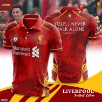 ราคา ฤดูร้อน เสื้อยืดฟุตบอลลิเวอร์พูลแห้งเร็วสำหรับผู้ชายและผู้หญิง แฟชั่นระบายอากาศ คอตั้ง (24904427127)