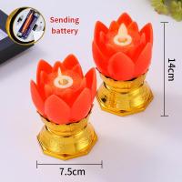 ราคา ชุดธูปเทียนไฟฟ้าแบบใส่ถ่าน ธูปเทียนไฟฟ้า ชุดกระถางธูปเทียน กระถางธูปไฟฟ้า เชิงเทียนไฟฟ้า LED พร้อมถ่าน (23172764817)