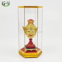 ราคา ตู้กระจกหกเหลี่ยม ทรงสูง เดินลิ้มทอง ตู้ครอบพระ ตู้กระจกครอบพระ ตู้ใส่พระ ตู้ครอบ ตู้โชว์ กล่องกระจก ตู้ กรอบพระ ตู้พระ แก้วครอบ (17451768872)