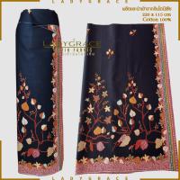 ราคา ผ้าบาติก Batik ผ้าปาเต๊ะ ผ้าปาเต๊ะสวยๆ ผ้าปาเต๊ะอินโดนีเซียของแท้ ผ้าพันอินโดนีเซีย ลายใบไม้ นำเข้าจากอินโดนีเซีย ผ้าหน้ากว้าง 2 2 เมตร เนื้อผ้า Cotton100 เกรดพรีเมี่ยม (22311988915)