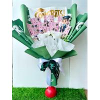 ราคา ช่อธนบัตรรับปริญญา ของขวัญวันรับปริญญา สำหรับใส่แบงค์เอง แถมฟรีการ์ดรับปริญญาทุดช่อ (22876094434)