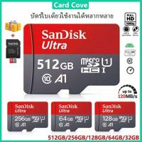 ราคา SANDISK Micro SDcard Ultra 16GB 32GB 64GB 128GB A1 UHS I C10 U1 memory card โทรศัพท์ แท็บเล็ต APACER (24819772550)