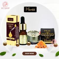 ราคา ครีมขมิ้น Herbal ขมิ้นเฮอร์เบิล 5 g และ เซรั่มขมิ้นทองคำ Turmeric Gold Serum 12 ml ตัวเลือก (23351035843)