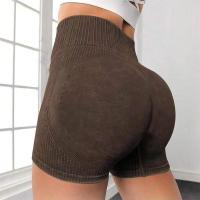 ราคา 2025กางเกงขาสั้นโยคะเอวสูง ดีไซน์ทรงพีชยกก้น เนื้อผ้ายืดหยุ่นสูง กระชับสัดส่วนสวย (24423447751)