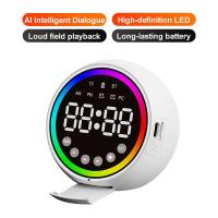 ราคา Actual นาฬิกาปลุกดิจิตอล LED ทรงกลมน่ารักพร้อมจอแสดงผลขนาดใหญ่ มีไฟแบ็คไลท์ ลำโพงบลูทูธ ระบบเลื่อนปลุก ระบบเงียบ ปฏิทิน อุณหภูมิ และไฟกลางคืน (24792907723)