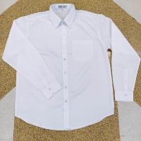 ราคา GarNet เสื้อเชิ้ตแขนยาว คอปก สีขาว Cotton Twill S 5XL (24464965764)