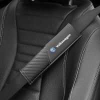 ราคา แผ่นรองไหล่เข็มขัดนิรภัยรถ Volkswagen 2ชิ้น เซ็ตที่หุ้มเข็มขัดนิรภัยหนังปกป้องไหล่สากลสำหรับ VW Polo Jetta Mk6กอล์ฟ Mk7 Beetle Passat B7 Tiguan ไปยังอุปกรณ์เสริม (21898951653)