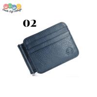 ราคา กระเป๋าสตางค์ หนีบแบงค์ ใส่บัตร เล็ก พกพาสะดวก มี 1 ที่หนีบธนบัตร 12 ช่องบัตร หนังแท้ (21962059051)