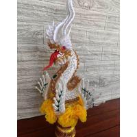 ราคา บายศรีพญานาค บายศรีพญานาคเศียรเดี่ยว พญานาค1เศียร เปิดทรัพย์รับโชค4ทิศ พานบายศรีพญานาค พานพญานาคริบบิ้น ริบบิ้นพญานาค (20482574222)