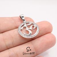 ราคา จี้โอม จี้มงคล จี้ห้อยคอมงคล เงินแท้ 92 5 จี้อักษรโอม (19751672146)