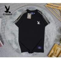 ราคา เสื้อยืดคอกลมแขนสั้น ผ้าคอทต้อน งานปัก ตีเทปCC OO ที่ไหล่ งานแพคถุง มีSize S XL ใส่ได้ทั้งหญิง ชาย มี2สี ขาว ดำ (23671968160)