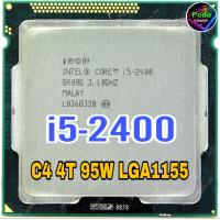 ราคา ซีพียู CPU Intel Core i5 2400 3 1 GHz 4คอ4เทรด 95W LGA 1155 ฟรีซิลิโคลน1ซอง i5 2400 (21355700400)
