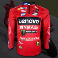 ราคา เสื้อแขนยาว MotoGP DUCATI LENOVO 2024 เสื้อโมโตจีพีทีม ดูคาติ เลโนโว่ 2024 MG0145 รุ่น ฟรันเชสโก้ บัญญายา 1 ไซส์ S 5XL (21406199906)