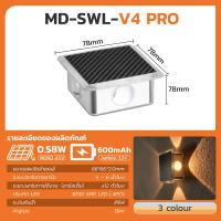 ราคา MODI โคมไฟติดผนังโซลาร์เซลล์ 4W 3แสง ไฟตกแต่งผนังกำแพง ไฟพลังงานแสงอาทิตย์ เปิดปิดอัตโนมัติ (24974166593)