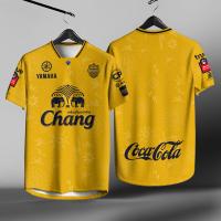 ราคา เสื้อฟุตบอลชายไทย เสื้อฟุตบอลพิมพ์ลาย คอวี เสื้อกีฬาแห้งเร็ว ชุดฟุตบอลสบาย ๆ (24550939189)