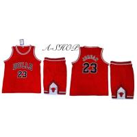 ราคา เสื้อบาส ชุดบาส ทีมBULLS เบอร์23 มีสีแดง ดำ ขาว พร้อมจัดส่ง (22046546667)