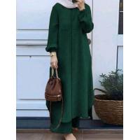 ราคา เซตเสื้อกางเกงแถบกระดุมหน้าผ้าสลาฟใส่สบายไม่ร้อน (24917928059)