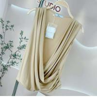 ราคา เสื้อยืดคอถ่วงไขว้หน้าผ้าUnisoft Deezyy (23178068228)
