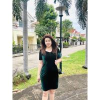 ราคา เดรสสาวอวบ ผ้ากำมะหยี่ เดรสออกงาน อก 38 42 ทรงสวย ใส่ได้ทุกโอกาสจ้า Dress ผู้หญิง Women Clothing เสื้อผ้า plussize (23412464384)