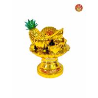 ราคา พาน พานผลไม้ พานผลไม้โหงวก้วย ผลไม้5อย่าง พานสูง (10067590401)