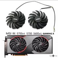 ราคา พัดลมการ์ดจอ MSI RX5700XT 5700 5600 GAMING X graphics card cooling fan PLD10010S12HH (21689380118)