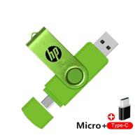 ราคา HP flash drive 3 in 1 OTG USB Type C Micro flash drive 2TB 1TB 512GB Pendrive High speed Pen Drive for Phone Tablet PC (24360733787)