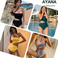 ราคา ชุดว่ายน้ำสายเดี่ยวเปิดไหล่เซ็กซี่สีทึบ วันพีชชุดว่ายน้ำปาดไหล่เว้าเอว เซ็กซี่ สุดปังพร้อมส่งจ้าา (14291336491)