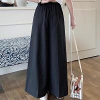 ราคา Fancy ผู้หญิง กางเกงขายาว เอวสูง ตรง ขากว้าง กางเกง ธรรมดา หลวม มีขนาดใหญ่มาก ชุดสูท ดีเทลแต่งกระดุมหน้า (24832270670)