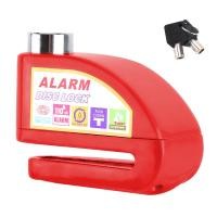 ราคา E M Heavy Duty motorcycle bike lock anti theft disc lock for motorcycle motor bike lock with with alarm systerm water proof Black (22495778452)