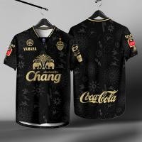ราคา เสื้อฟุตบอลชายไทย เสื้อฟุตบอลพิมพ์ลาย คอวี เสื้อกีฬาแห้งเร็ว ชุดฟุตบอลสบาย ๆ (24550939150)