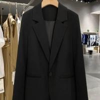 ราคา เสื้อสูทสีดำ แฟชั่นเกาหลี สำหรับผู้หญิง 2024 ฤดูใบไม้ร่วงใหม่ ทรงสลิม ทรงฮิปซ์ ทรงสูทขนาดเล็ก ทรงสูทแบบมืออาชีพ (24395009698)