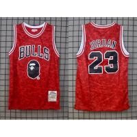 ราคา NBA เสื้อบาสเกตบอลBULLS BAPE 23 งานปัก ผ้าดีใส่สบาย (19995135032)